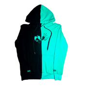 Teal Split hoodie