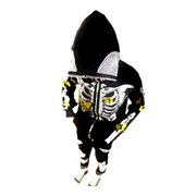 Skelly Yellow Butterfly Zip Up