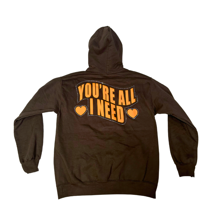 Perc 30 Hoodie Brown & Orange